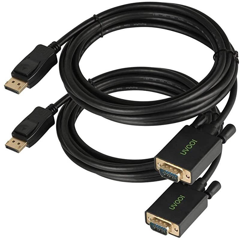 Cables Direct Online 100FT SVGA Monitor Cable, Male to Male 1080P Super VGA Display Cord for PC Projector Laptop TV