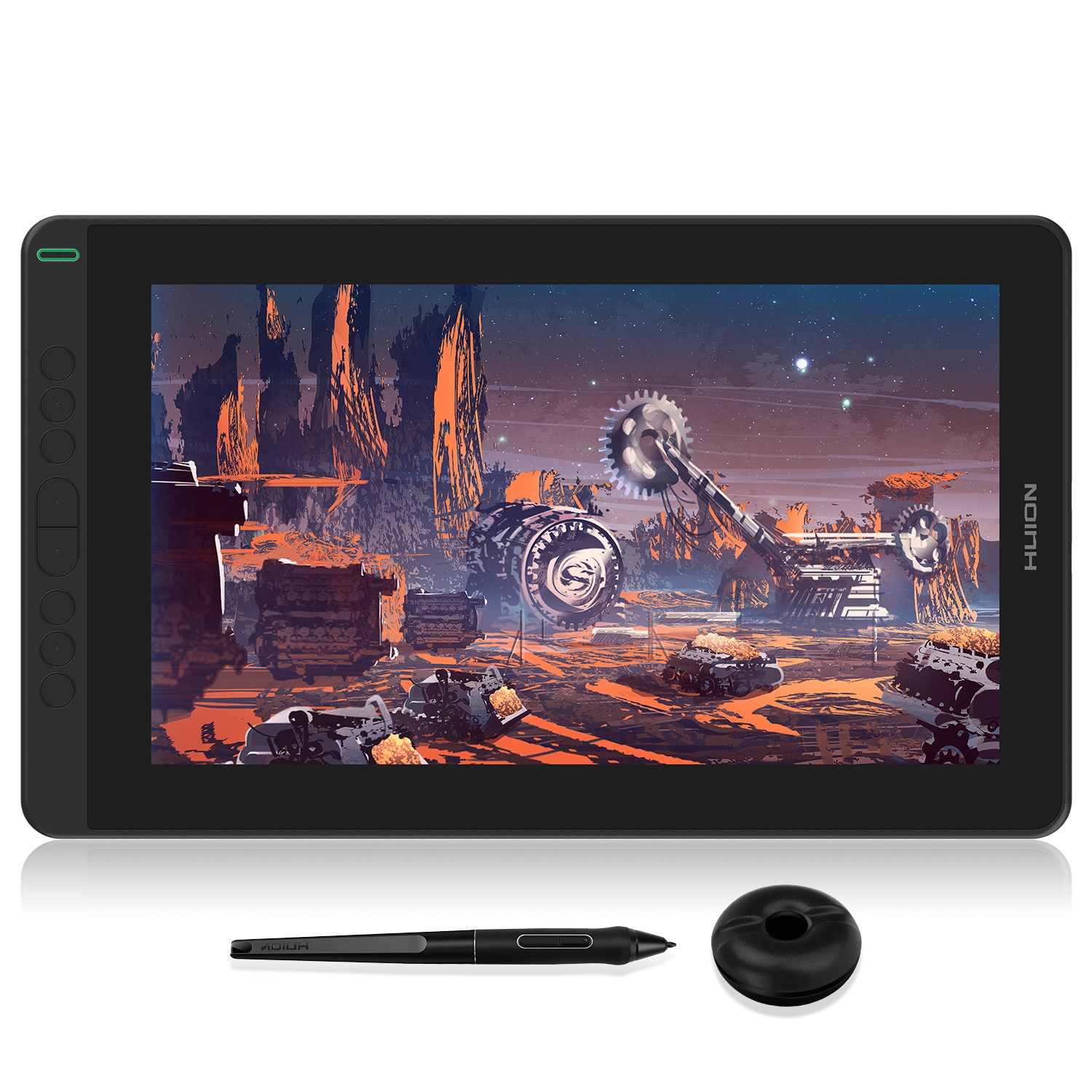 Huion Kamvas 13 Graphics Drawing Monitor 2-in-1 Pen Display & Drawing Tablet Screen Full-Laminated Tilt Function Battery-Free Stylus, 8192 Pen Pressure and 8 Shortcut Keys, Purple (no stand)