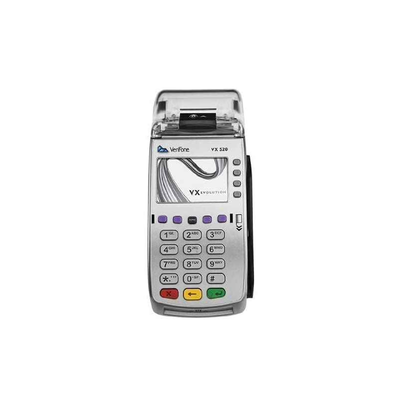 VX520 Dual Comm Credit Card Machine with Smart Card Reader