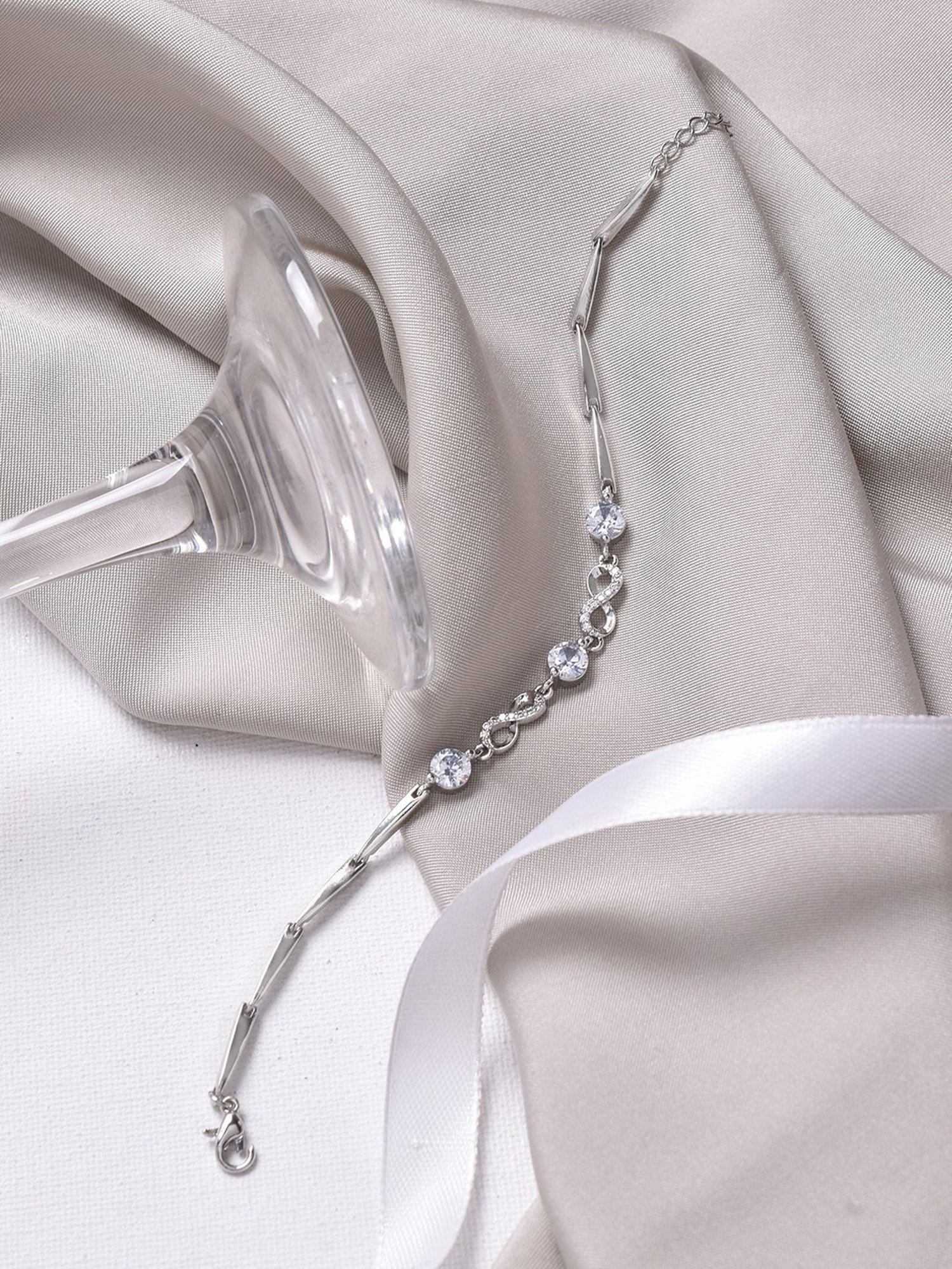 Joker & Witch Remi Infinity Silver Adjustable Bracelet