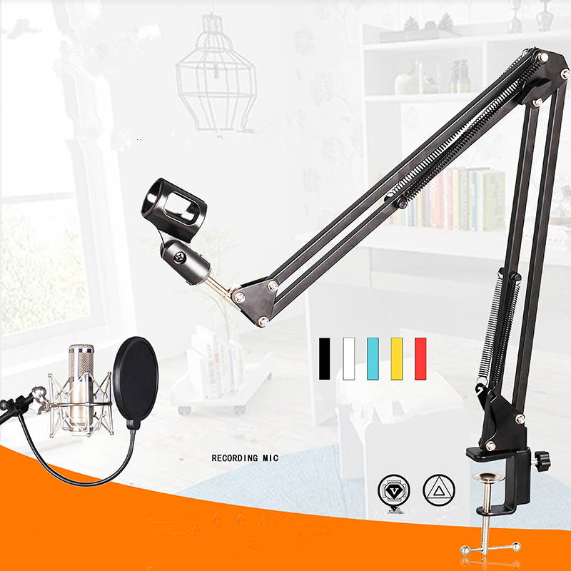 Microphone Stand Desktop Mic Clip Holder Tripod Nb35 Live Cantilever Bracket Universal Microphone Bracket dropshipping