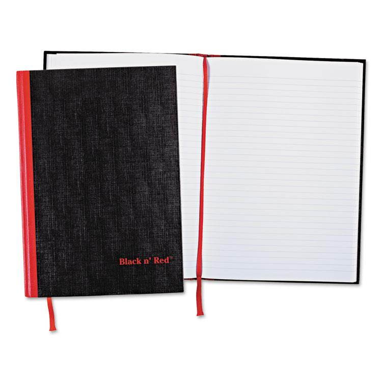 Black n' Red Casebound Notebook Plus Pack Ruled 8 1/4 x 11 3/4 96 Sheets 2/Pack