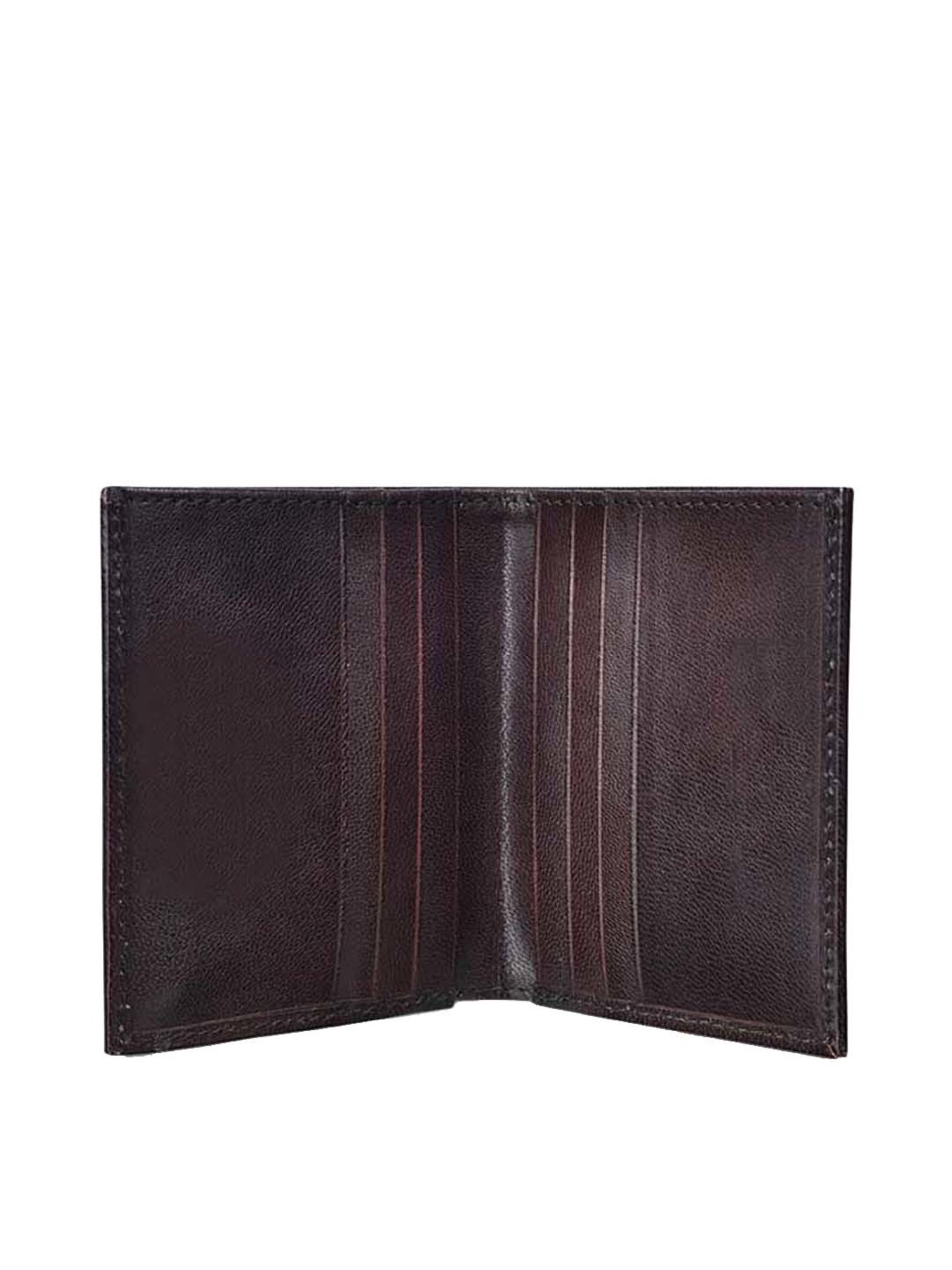 BELWABA Brown Casual Leather Bi-Fold Wallet for Men
