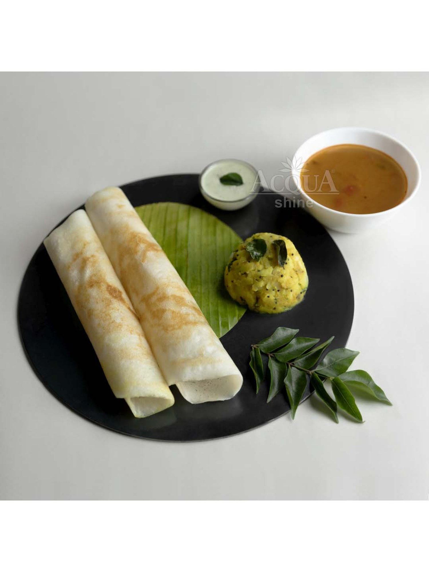 ACQUA SHINE Black Iron Flat Tawa (27.5 cm) - Set of 1