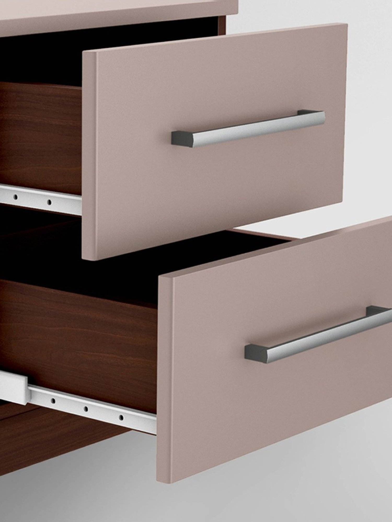 Godrej Interio Morf Brown Engineered Wood Standerd Bedside Table