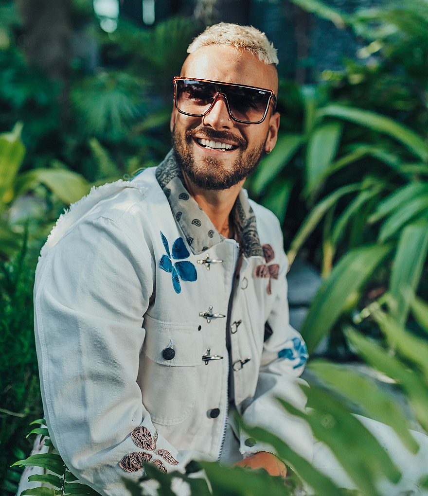 Quay Australia Quay x Maluma Nightfall Shield Sunglasses