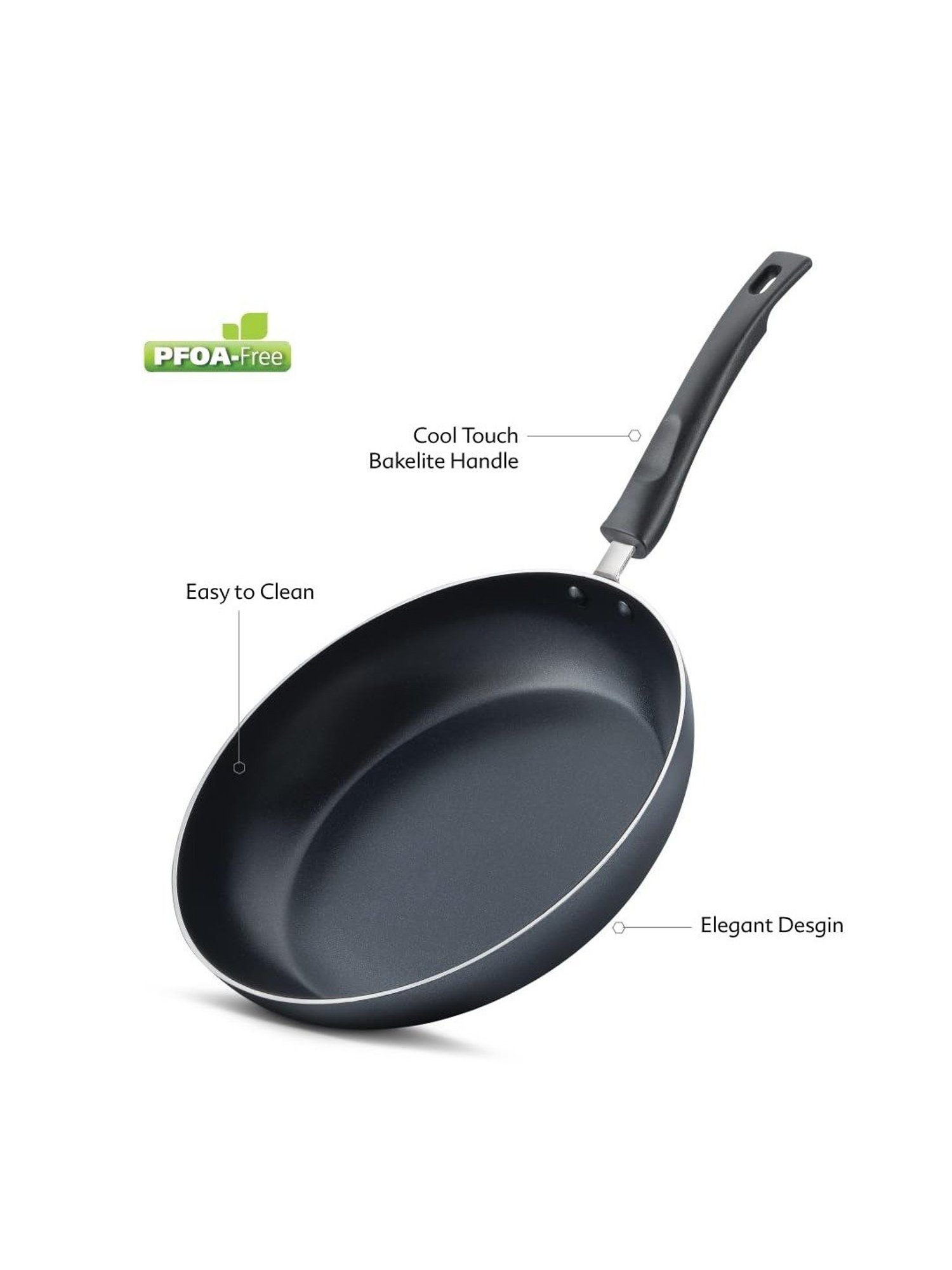 Judge by Prestige Everyday Black Aluminium Fry Pan 20 cm 1.1 L