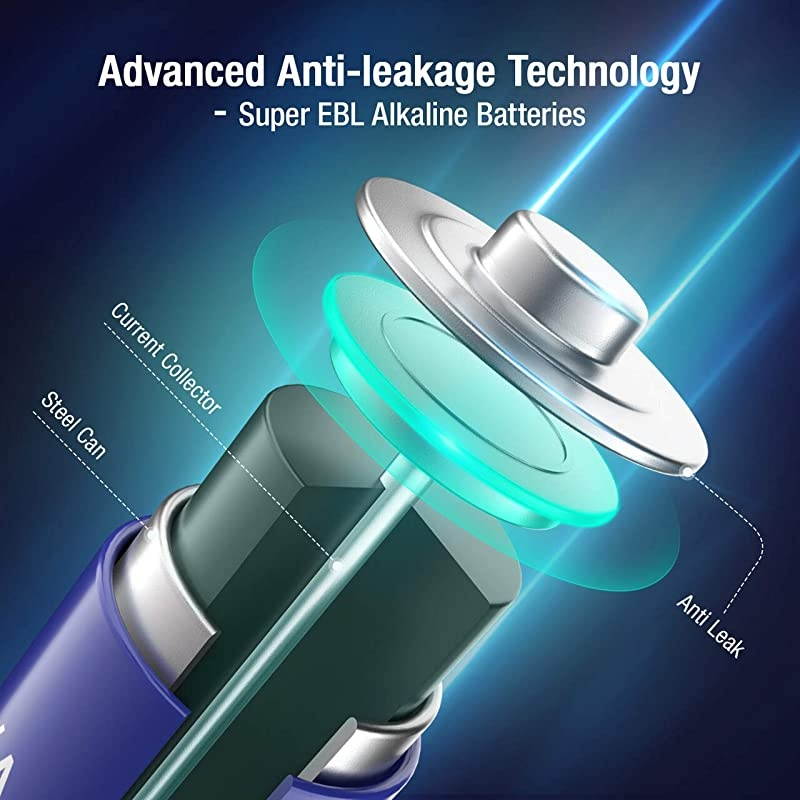 AA Batteries 15V AA Alkaline Battery Double A Homebasic Everyday AA Batteries for Game Controller Mouse Remote Pack of 60