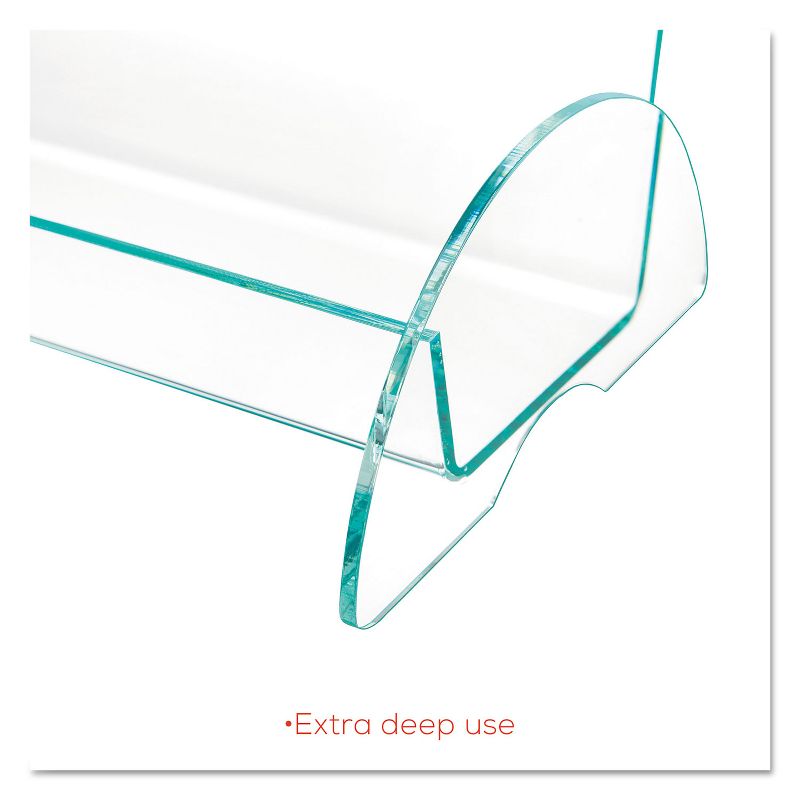 Deflecto Euro-Style DocuHolder 9-13/16w x 6-5/16d x 11h Clear 775390