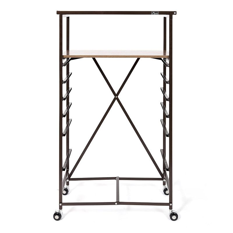 Homz Plastic 6 Clear Drawer Medium Home Storage Container Tower with 4 Large Drawers and 2 Small Drawers, Black Frame