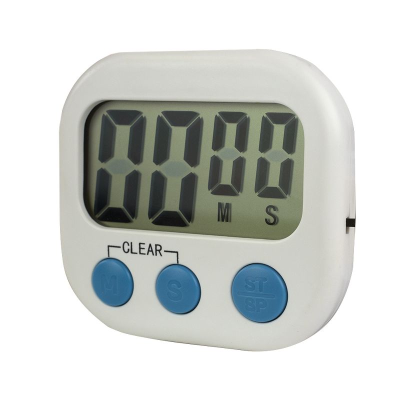 Home Basics Digital Kitchen Timer, White