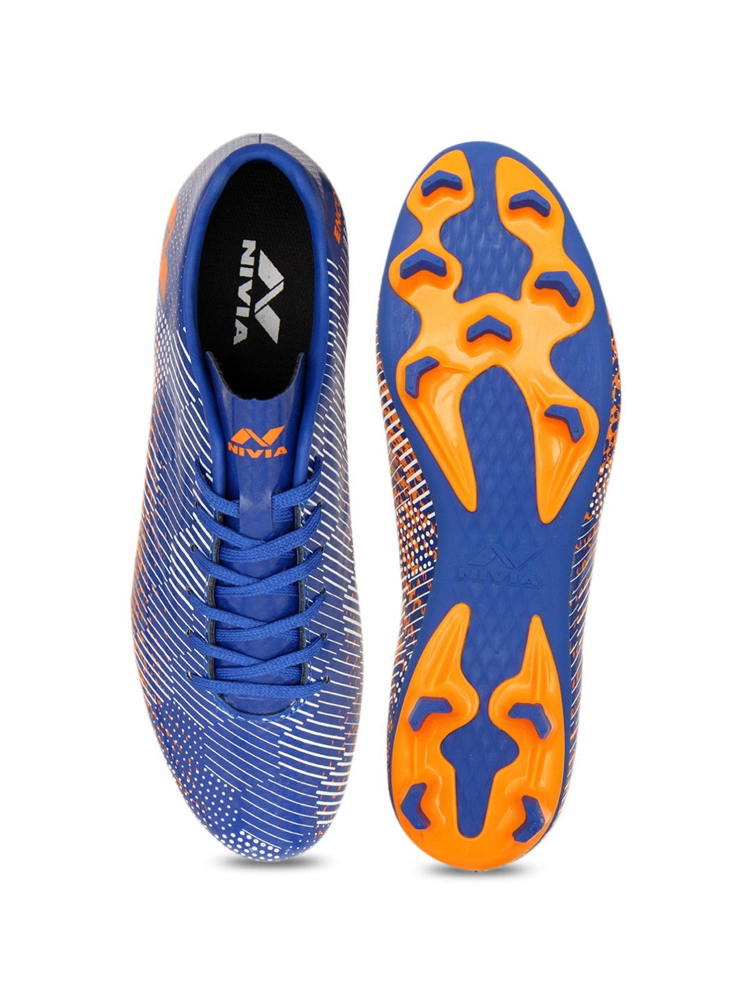 Nivia Men's Encounter 9.0 Blue Football Shoes