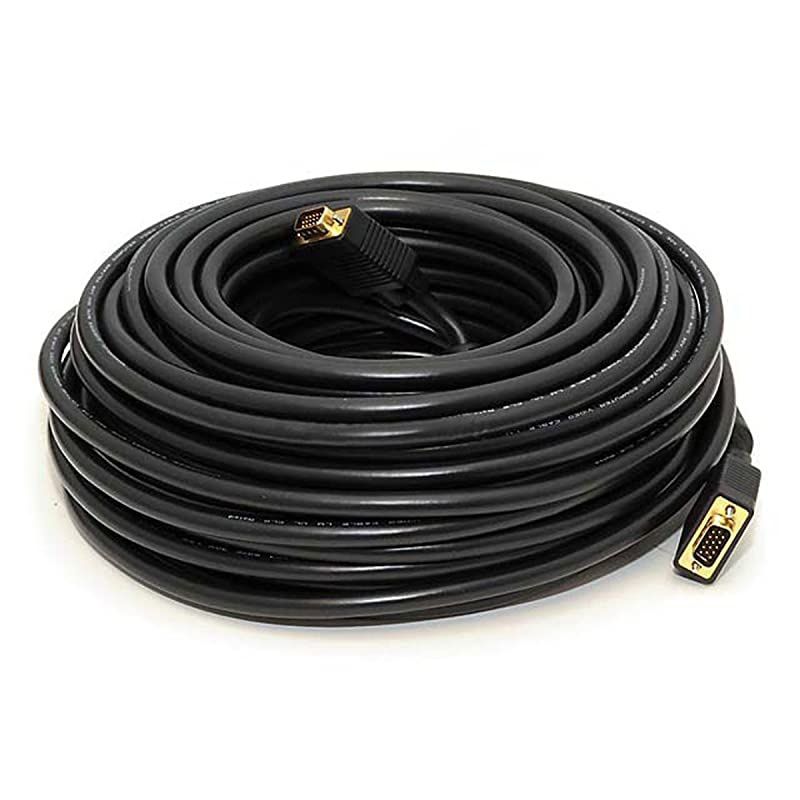 100ft SVGA M/M CL2 Rated Cable w/ Ferrites (Gold Plated)
