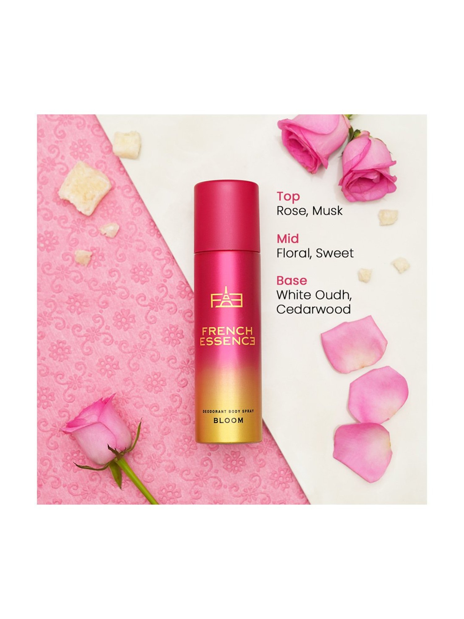 French Essence Bloom Deodorant Body Spray - 150 ml