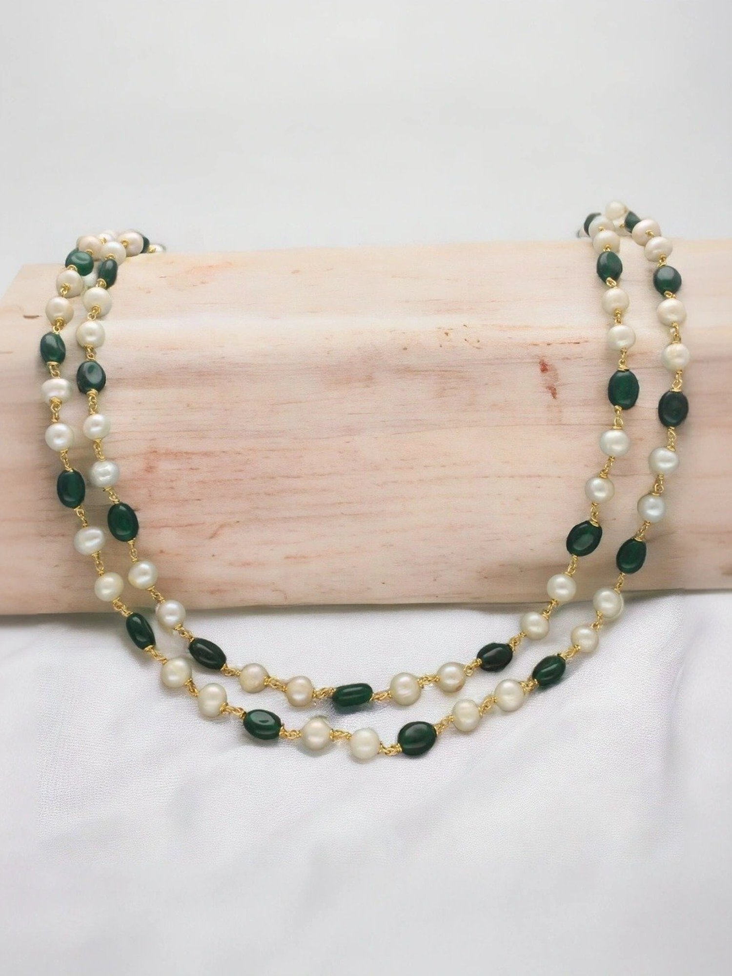 Ted Bekar Ilenie Island Pearl Bead Necklace