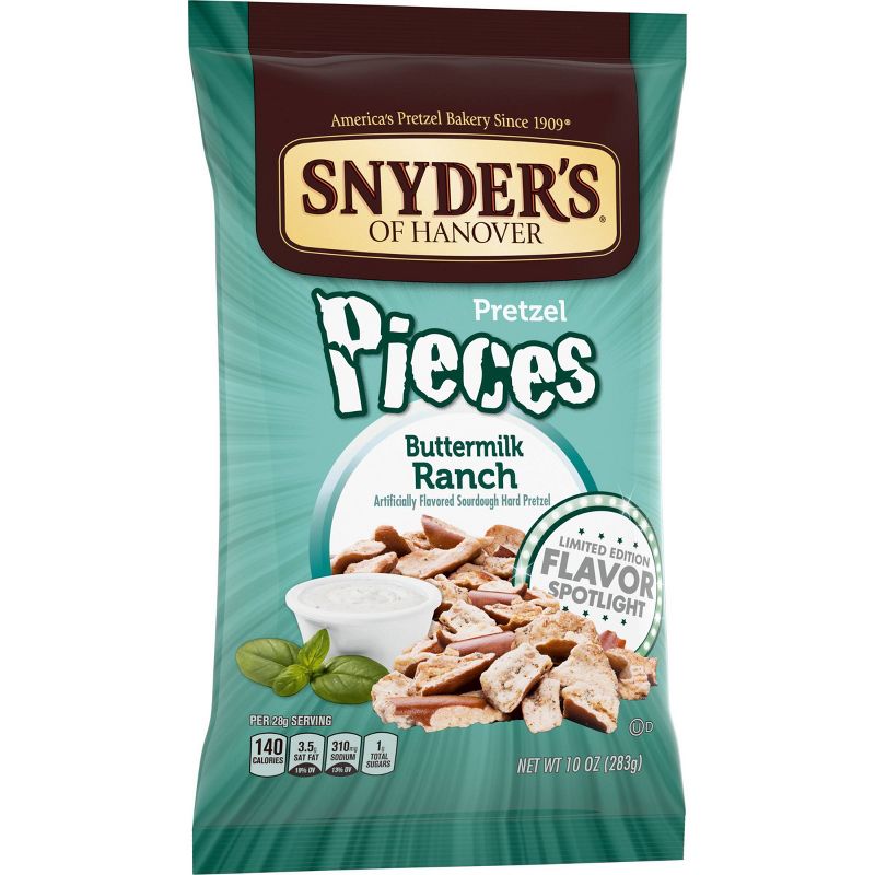 Snyder's Of Hanover Buttermilk Ranch Pretzel - 10oz