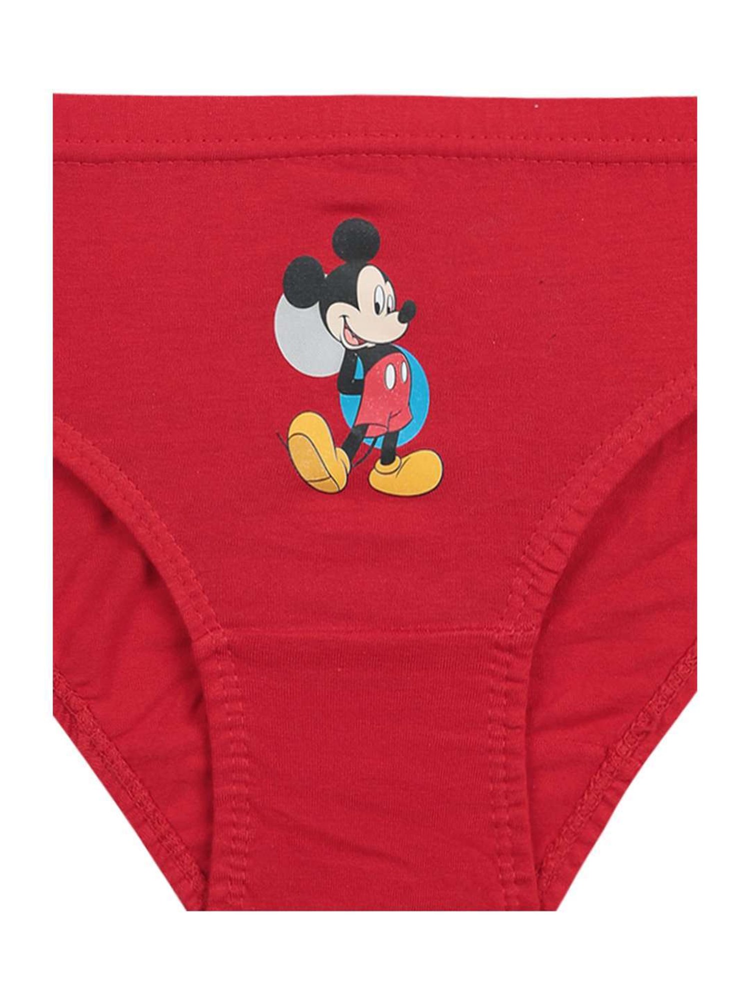 Bodycare Kids Multicolor Cotton Printed Mickey & Friends Brief (Assorted, Pack of 3)