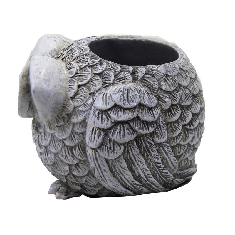Home & Garden 3.25" Mini Owl Pudgy Planter Garden Porch Roman, Inc  -  Planters