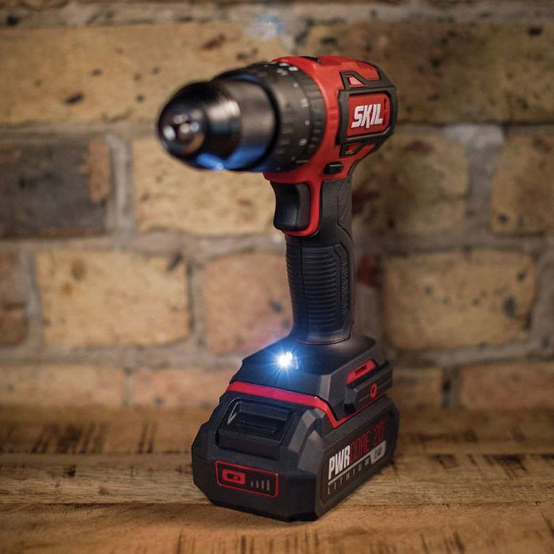 Skil HD529402 PWRCore 20 20V Brushless Lithium-Ion 1/2 in. Cordless Hammer Drill Kit (2 Ah)