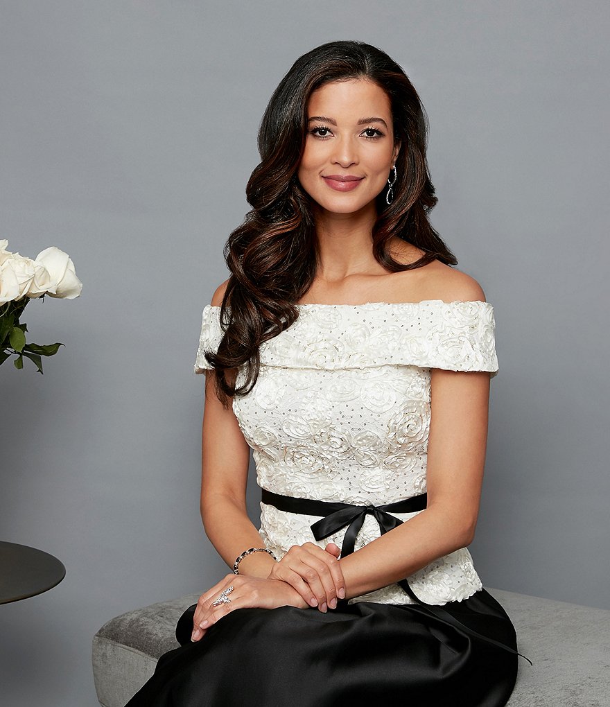 Belle Fille Sky Blue & Beige Printed Skirt