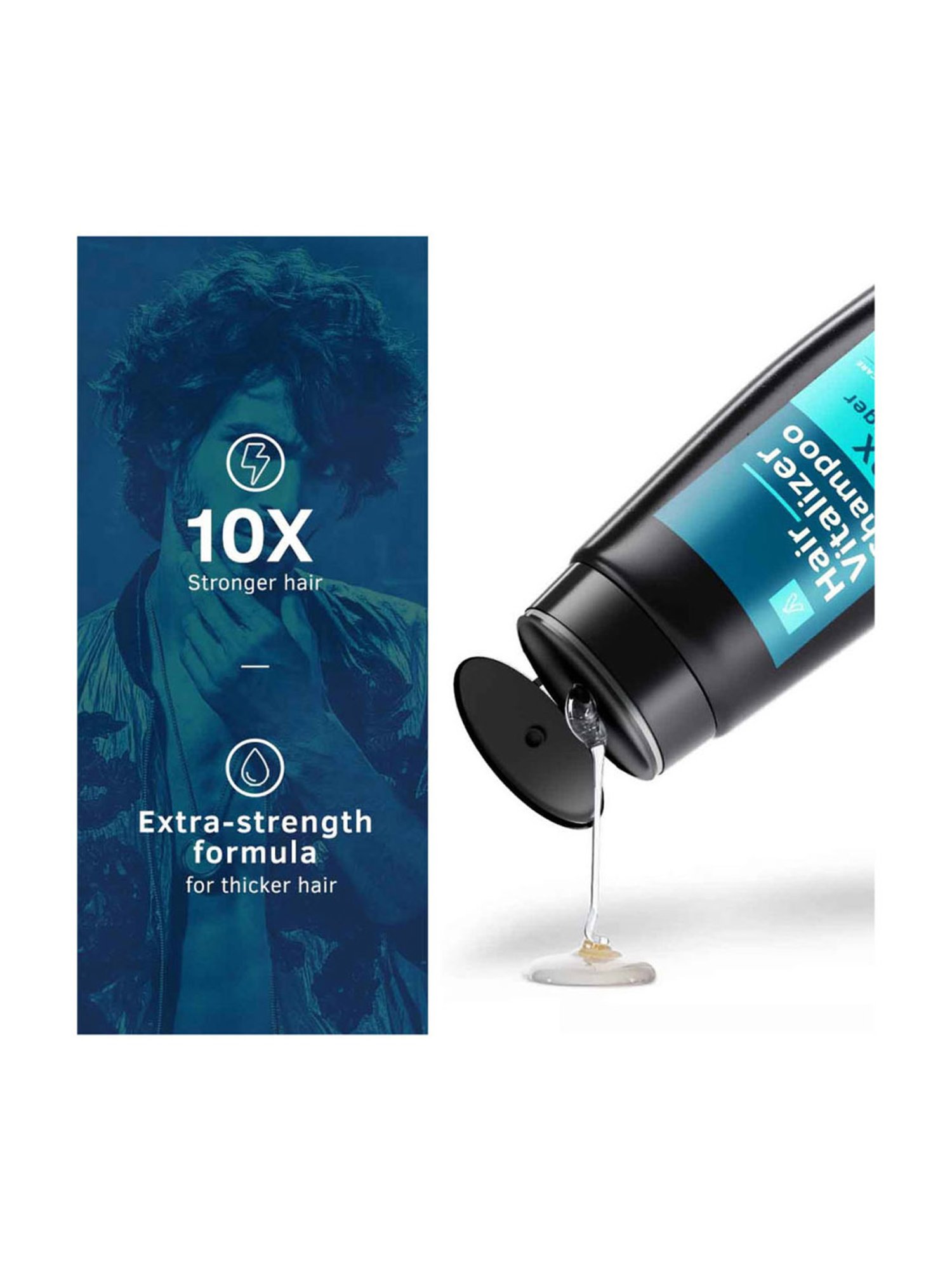 Ustraa Ayurvedic Beard Growth Oil & Hair Growth Vitalizer Combo