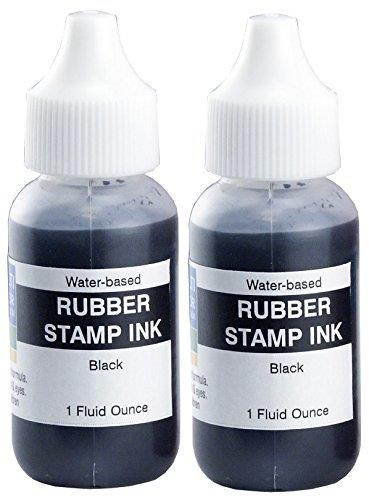 Extra Large 7" x 8" Industrial Rubber Stamp Ink Pad, Black