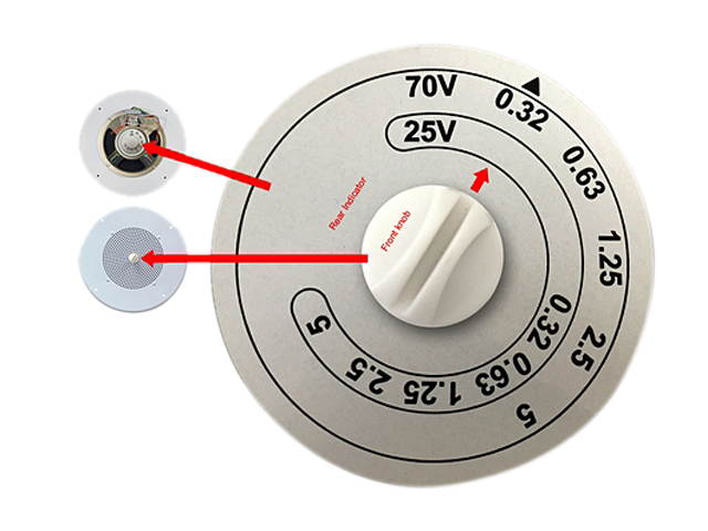 OSD Audio C1090VK 70V 8" In-Ceiling Speaker with Volume Control