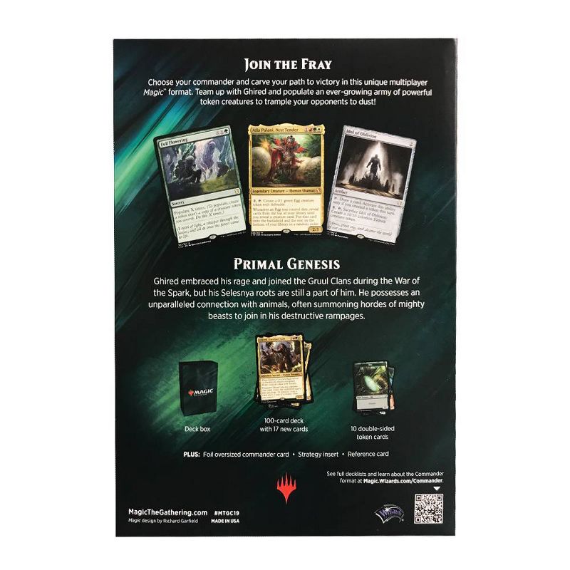 Magic The Gathering Commander Primal Genesis Deck