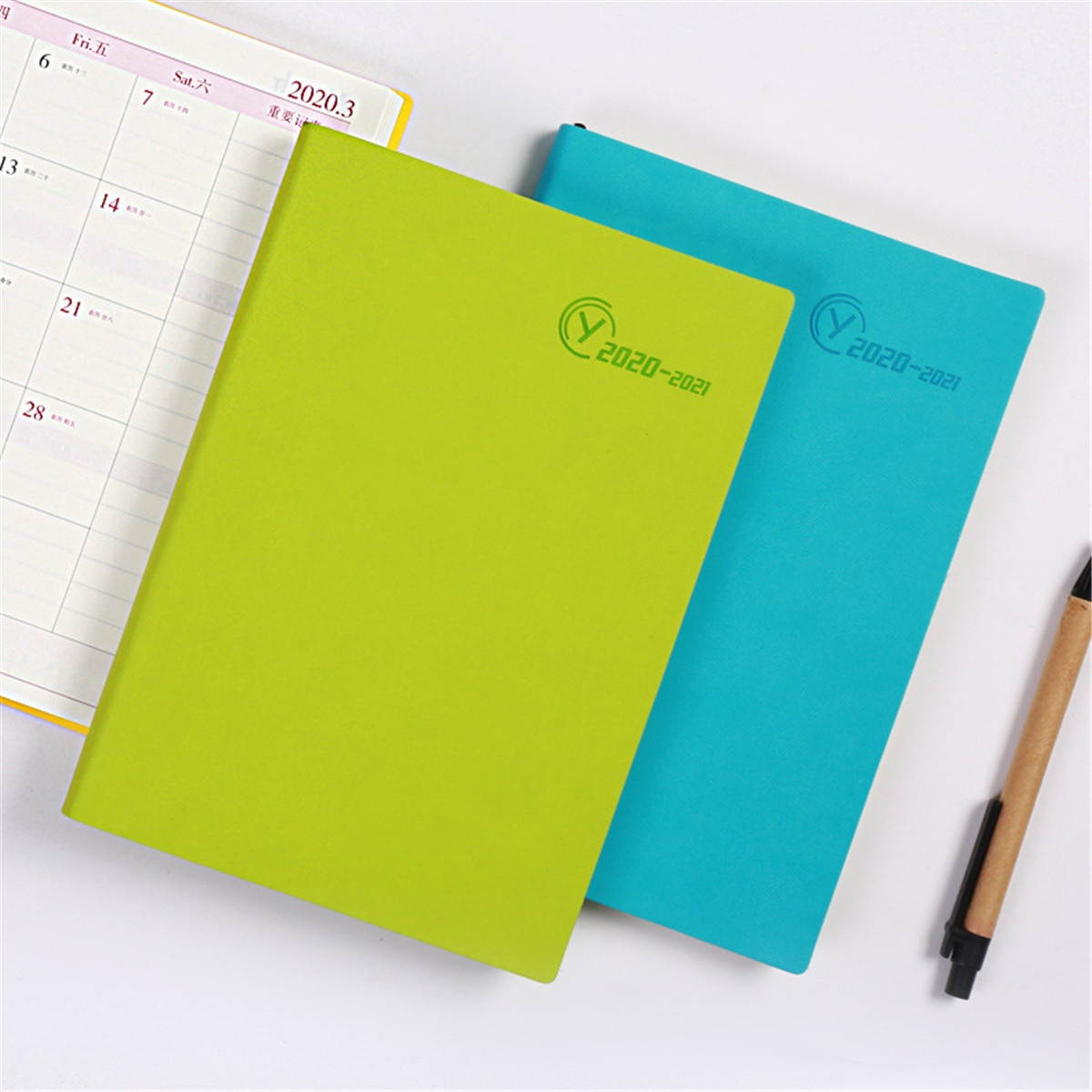 2019-2020 Weekly Monthly Journal Planner Diary Scheduler Organizer Agenda for Study Business Notebook  Red