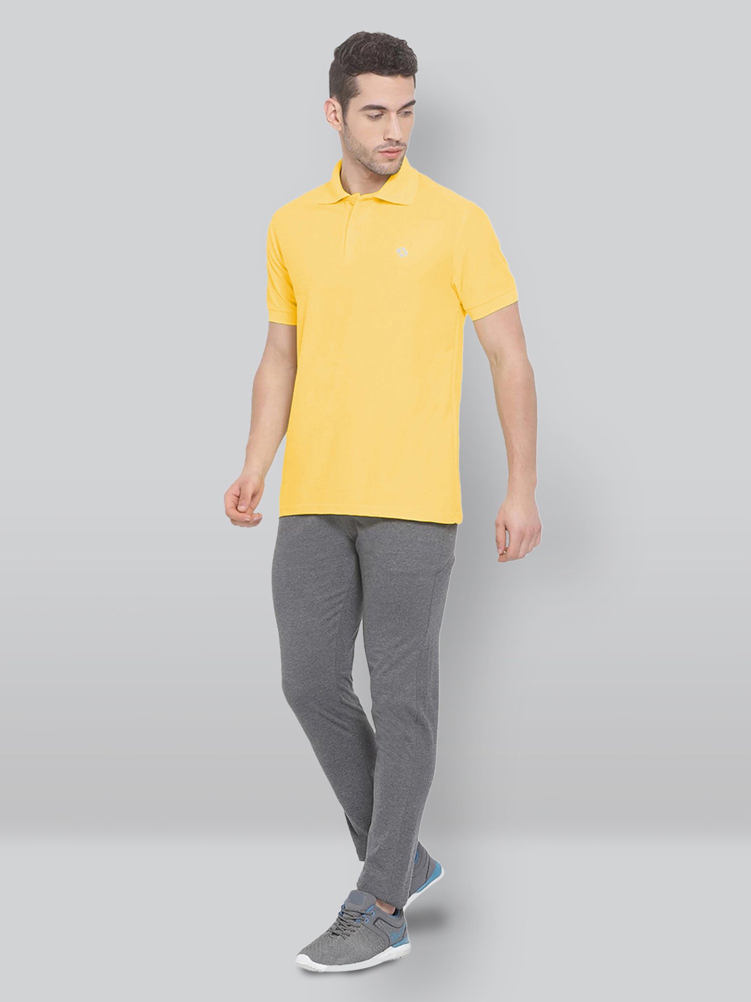Lux Nitro Yellow Regular Fit Polo T-Shirt