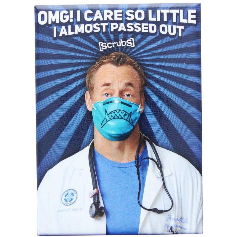Ata Boy Scrubs Dr. Cox Care So Little 2.5 x 3.5 Inch Magnet