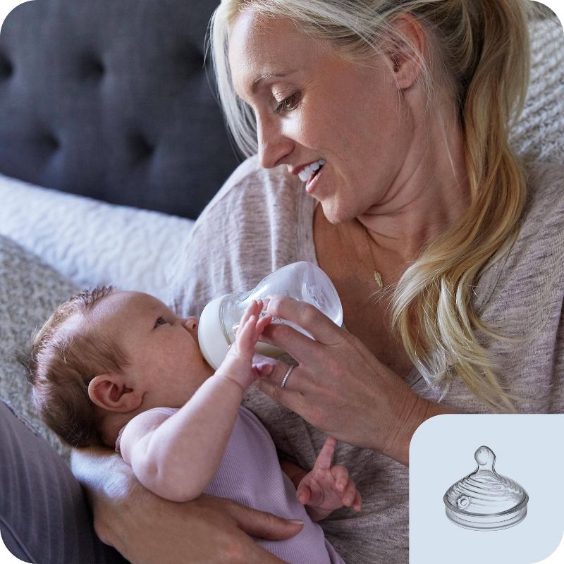 Tommee Tippee Closer to Nature Silicone Baby Bottle - 9oz