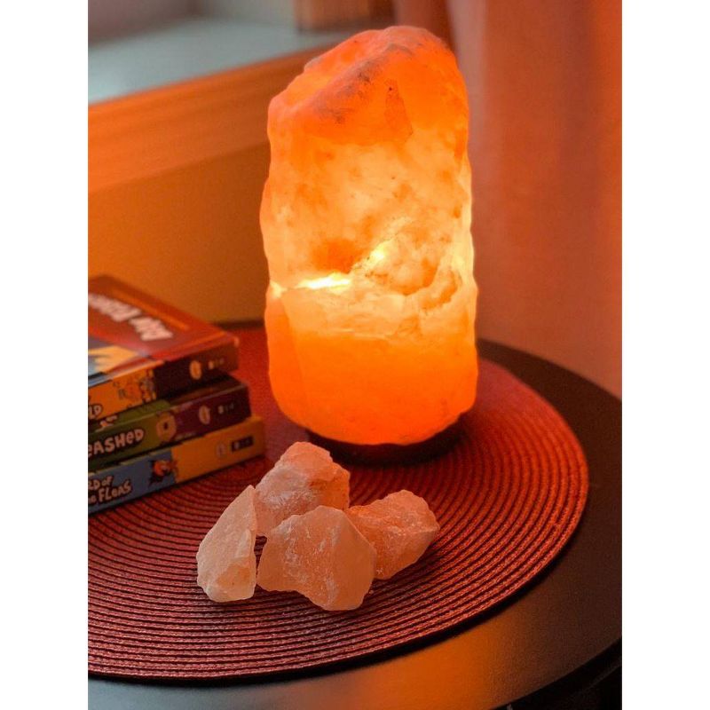 Small Natural Salt Lamp Pink - Q&A Himalayan Salt