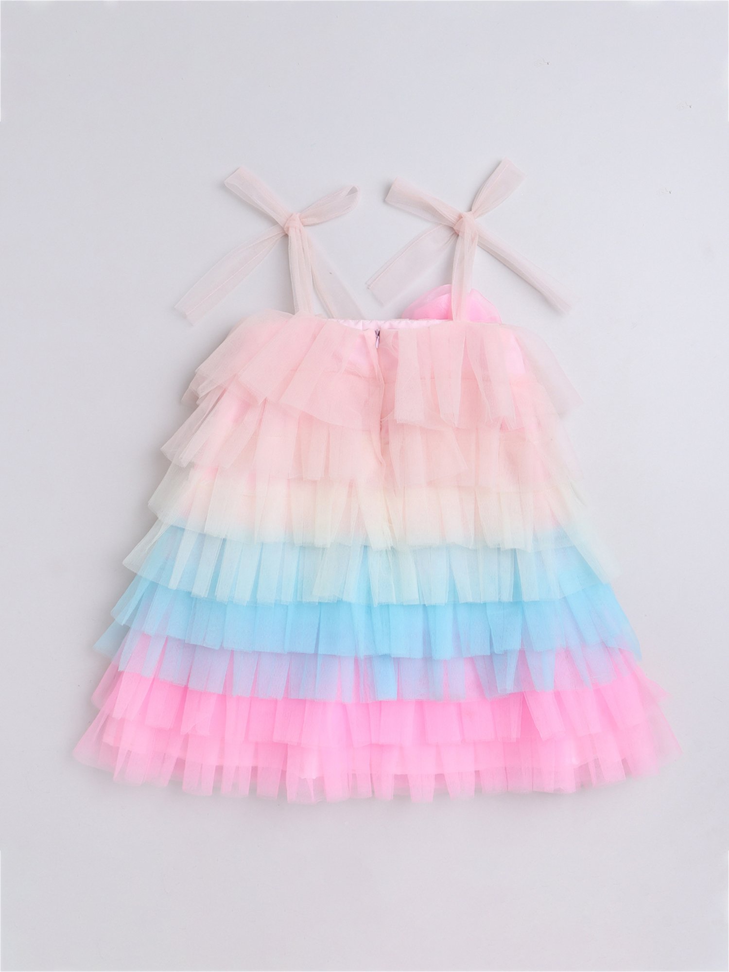 Many Frocks Kids Multicolor Printed Dress