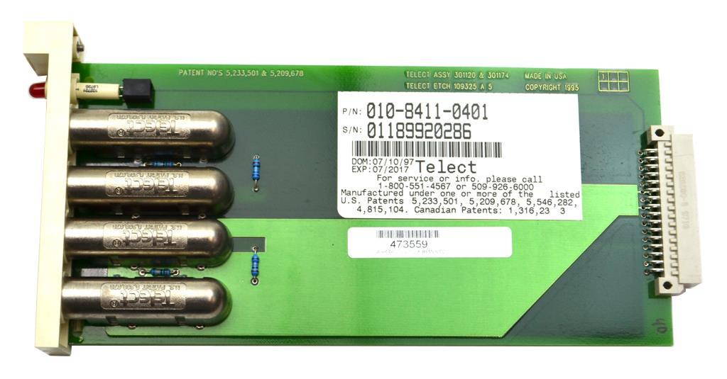 010-8411-0401 Amphenol Telect 4-PORT DSX-3 Module Featuring Standard Weco Jacks Network Switches & Management