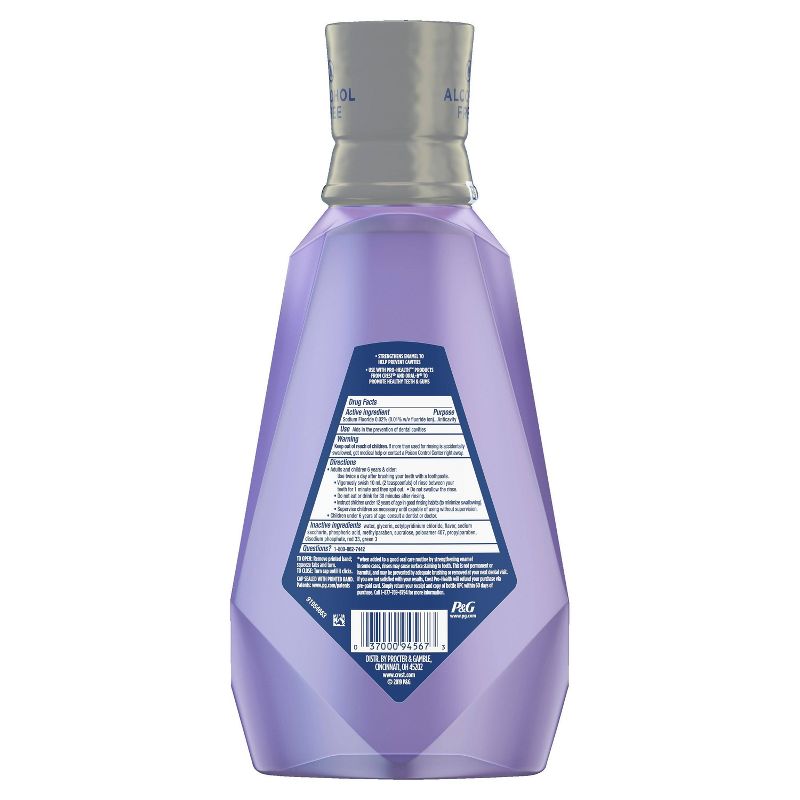 Crest Pro-Health Advanced Mouthwash, Alcohol Free, Enamel Care - 33.8 fl oz