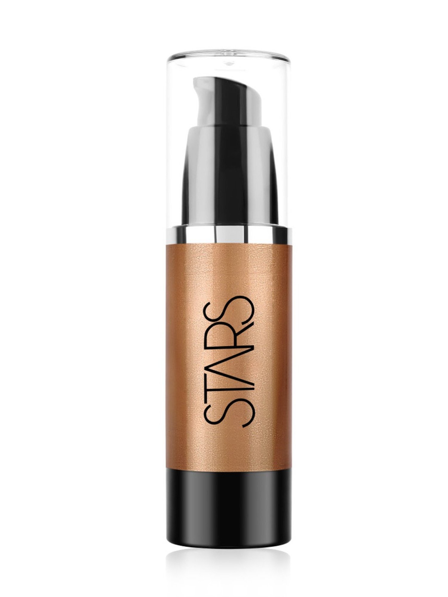 Stars Cosmetics Reflect Illuminator Liquid Highlighter for Cheek Bones Copper - 40 gm