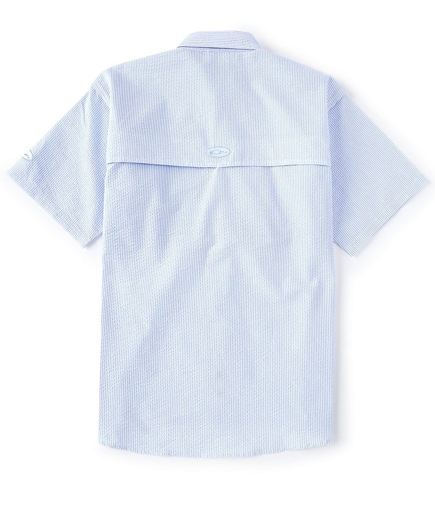 Drake Wingshooter's Seersucker Short-Sleeve Woven Shirt