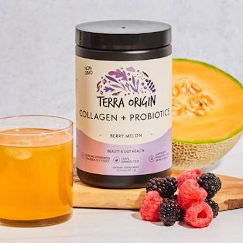 Terra Origin Collagen + Probiotics - Berry Melon - 10.14oz