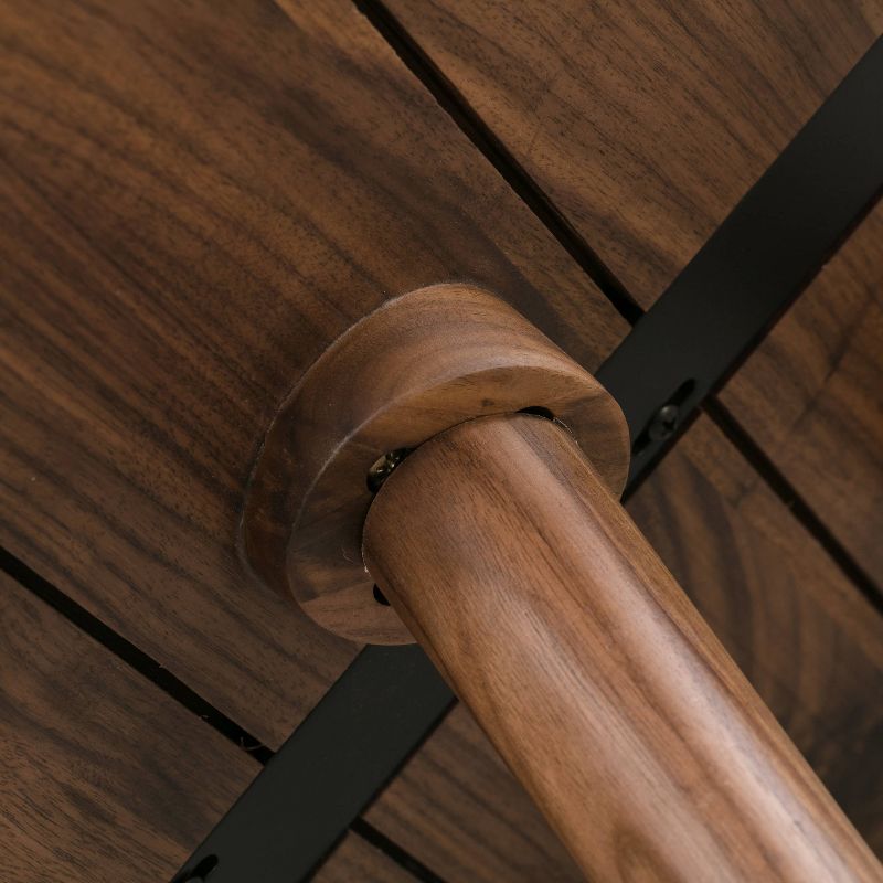 Vane Side Table Walnut - Poly & Bark