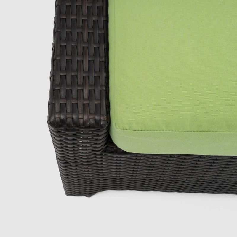 Deco 7pc Sofa & Motion Club Chair Set - Green - RST Brands