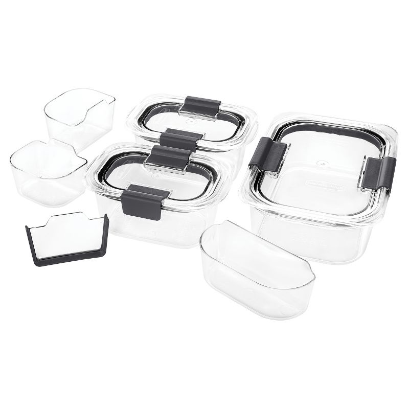 Rubbermaid 10pc Brilliance Sandwich or Snack Lunch Container