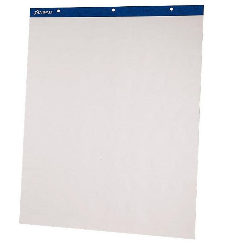 Ampad Flip Charts 1" Ruled 27 x 34 White 50 Sheets 2/Pack 24034