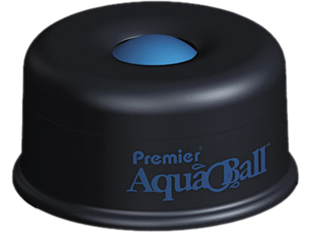 Premier                                  AquaBall Floating Ball Envelope Moistener, 1 1/4" x 1 1/4" x 5 3/8", Black, Blue