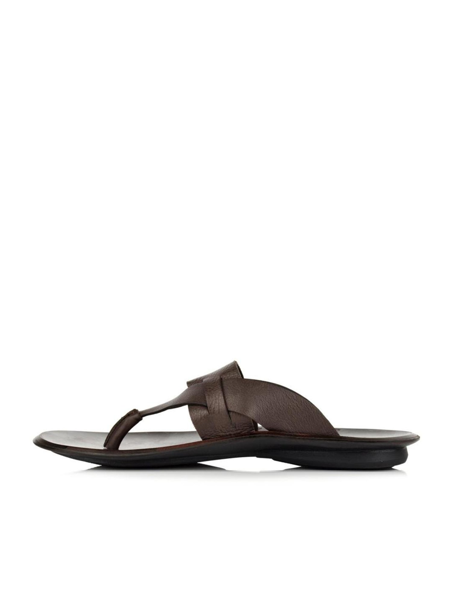 Language Shoes Men's Maven Brown Thong Sandals