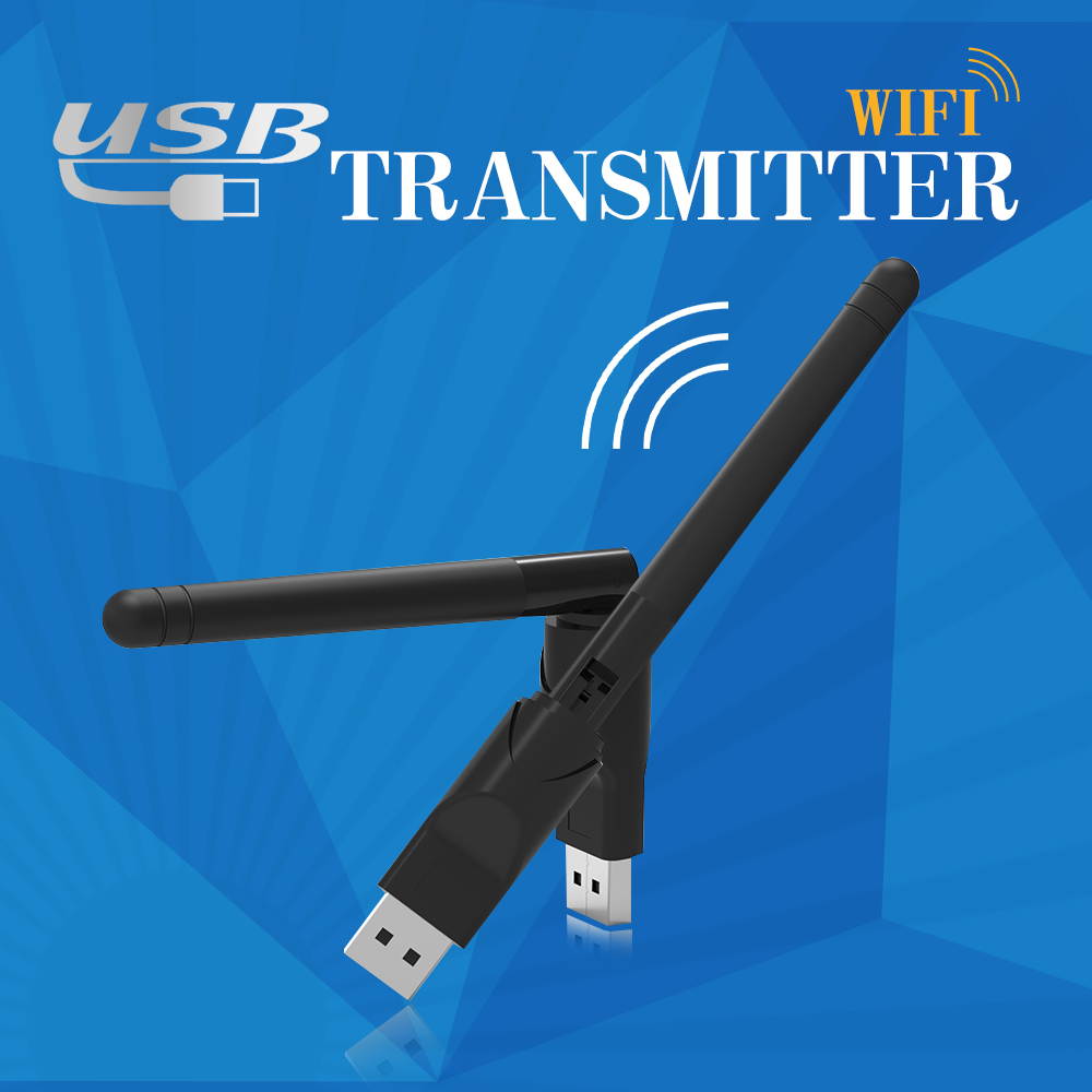 USB 2.0 150mbps WiFi Wireless Network Card 802.11 b/g/n LAN Adapter with rotatable Antenna and retail package