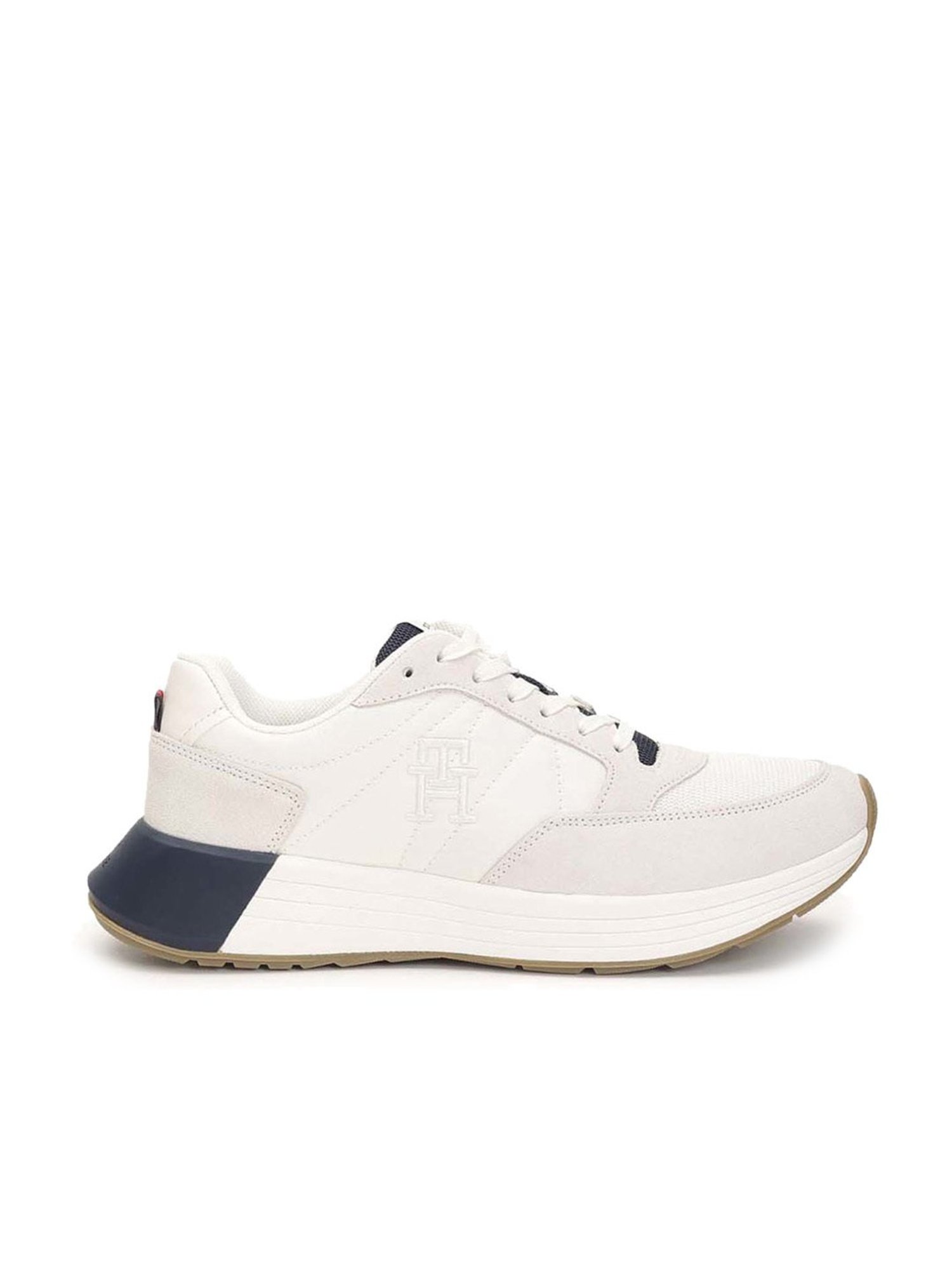 Tommy Hilfiger Men's White Casual Sneakers