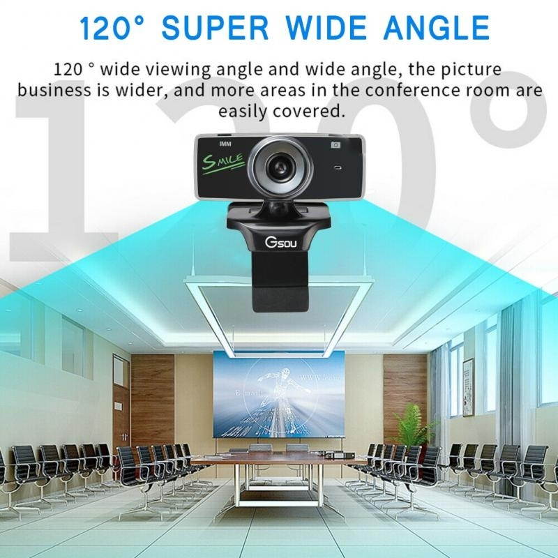 B18S HD Webcam Built-in Microphone Smart Web Camera USB Streaming Live Camera With Noise Cancellation