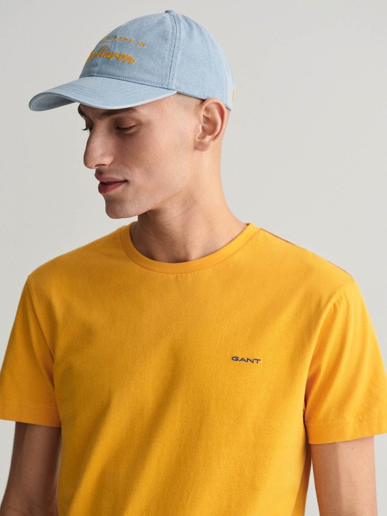 GANT Solid Round Neck Slim Fit T-Shirt