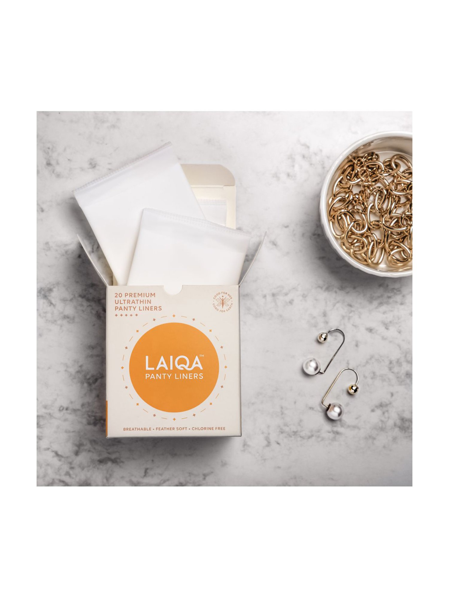 LAIQA Panty Liners (Pack of 3) XS - 60 Panty Liners